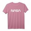 Classic NASA Worm White Logo T-Shirt  Offizielles Raumfahrt-Design für Weltraumfans, Ingenieure & Piloten