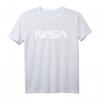Classic NASA Worm White Logo T-Shirt  Offizielles Raumfahrt-Design für Weltraumfans, Ingenieure & Piloten