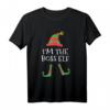 Boss Elf Kostüm T-Shirt für Weihnachten - Lustiges Chef und Weihnachtsmann Helfer Shirt für Freunde, Partner & Familie