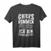 Lustiges Sprüche T-Shirt CHEF BÜRO Spaß Geschenk - Witziges Geschenk für Männer & Frauen im Büro