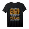 Stolzer Chef Eines Fantastischen Teams Spruch T-Shirt  Perfektes Geschenk für Chefs & Teamleiter bei Geburtstagen, Weihnachten & Feiern