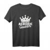 Aerobic Queen T-Shirt für Frauen mit Krone Design  Perfekt für Fitness, Gymnastik und Aerobic, Klassisch geschnitten