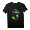 Monkey DJ mit Kopfhörer und Sonnenbrille Party DJ Affe T-Shirt  Perfekt für Club, Techno & Party Fans