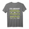 Ein Landwirt Ist Gleichzeitig Ein - Lustiges Landwirtschaft Bauer T-Shirt für Herren und Männer