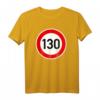 Tempo 130 Tempolimit T-Shirt  Für umweltbewusste Autofahrer, Stressfreies Fahren & Verkehrssicherheit