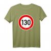 Tempo 130 Tempolimit T-Shirt  Für umweltbewusste Autofahrer, Stressfreies Fahren & Verkehrssicherheit