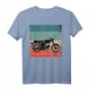 Motorrad Retro Moped s51 Simme T-Shirt  DDR Kult Modelle, Oldschool Moped Look für Sammler, Fans & Club Treffen