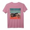 Motorrad Retro Moped s51 Simme T-Shirt  DDR Kult Modelle, Oldschool Moped Look für Sammler, Fans & Club Treffen