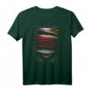 Superman Man of Steel Large Shield T-Shirt  Offiziell lizenzierter Superhelden-Print für Erwachsene, Kinder & Damen