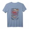 Superman Man of Steel Large Shield T-Shirt  Offiziell lizenzierter Superhelden-Print für Erwachsene, Kinder & Damen