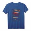 Superman Man of Steel Large Shield T-Shirt  Offiziell lizenzierter Superhelden-Print für Erwachsene, Kinder & Damen