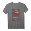 Superman Man of Steel Large Shield T-Shirt  Offiziell lizenzierter Superhelden-Print für Erwachsene, Kinder & Damen