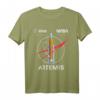 NASA Artemis Mission SLS Worm und ESA Logo T-Shirt  Offizielles Design für Raumfahrtfans und Mond- sowie Mars-Expeditionen