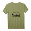 Damen T-Shirt mit Sarkasmus und Ironie - Bevor du fragst Nein V-Ausschnitt, witziges Motiv für selbstverliebte Frauen