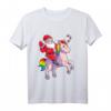 Weihnachtsshirt für Kinder mit Einhorn und Weihnachtsmann - Festliches T-Shirt für Mädchen und Jungen zu Weihnachten