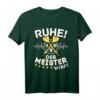 Dart Ruhe der Meister wirft! Lustiges Herren T-Shirt für Dartspieler, Fans & Vereinsmitglieder
