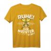 Dart Ruhe der Meister wirft! Lustiges Herren T-Shirt für Dartspieler, Fans & Vereinsmitglieder