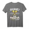 Dart Ruhe der Meister wirft! Lustiges Herren T-Shirt für Dartspieler, Fans & Vereinsmitglieder