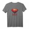 Superman Man of Steel Dad of Steel T-Shirt  Offiziell lizenziertes Superhelden-Shirt für Väter, Kinder & Superman-Fans
