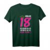 Volljährig Mädchen 18. Geburtstag T-Shirt - Lustiges Outfit mit Spruch 'Endlich 18, ich kann alles' für Frauen, Töchter & Freunde