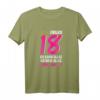 Volljährig Mädchen 18. Geburtstag T-Shirt - Lustiges Outfit mit Spruch 'Endlich 18, ich kann alles' für Frauen, Töchter & Freunde
