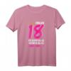 Volljährig Mädchen 18. Geburtstag T-Shirt - Lustiges Outfit mit Spruch 'Endlich 18, ich kann alles' für Frauen, Töchter & Freunde