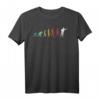Retro Evolution Dart T-Shirt für Dartspieler und Fans  Lustiges Motiv für Herren, Damen, Papa und Opa im Dartverein