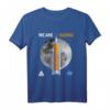 NASA Artemis We Are Going to the Moon T-Shirt mit SLS Insignie - Offizielles NASA Design für Raumfahrt-Fans