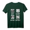 Eat Sleep Anime Repeat - Kawaii Anime Baka Japanisches T-Shirt für Otaku, Manga & Harajuku Fans