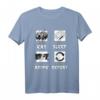 Eat Sleep Anime Repeat - Kawaii Anime Baka Japanisches T-Shirt für Otaku, Manga & Harajuku Fans