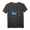 Kinder Blauwal Kinder Shirt - Meerestier T-Shirt im Watercolor Design für Jungen und Mädchen, perfektes Geschenk für Meerestier-Fans
