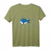 Kinder Blauwal Kinder Shirt - Meerestier T-Shirt im Watercolor Design für Jungen und Mädchen, perfektes Geschenk für Meerestier-Fans