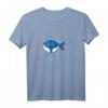 Kinder Blauwal Kinder Shirt - Meerestier T-Shirt im Watercolor Design für Jungen und Mädchen, perfektes Geschenk für Meerestier-Fans
