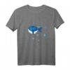 Kinder Blauwal Kinder Shirt - Meerestier T-Shirt im Watercolor Design für Jungen und Mädchen, perfektes Geschenk für Meerestier-Fans