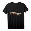 Michelangelo Erschaffung von Adam Zigarette Kunst T-Shirt - Humorvolles Design für Kunst- und Raucherfans, perfekte Geschenkidee