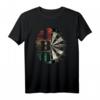 Retro Dartscheibe Dartboard 180 Dartspieler T-Shirt  Lustiges Dartmotiv für Damen, Herren, Papa & Opa, ideal für Dartverein & Fans von Softdart & Steeldart