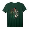 Retro Dartscheibe Dartboard 180 Dartspieler T-Shirt  Lustiges Dartmotiv für Damen, Herren, Papa & Opa, ideal für Dartverein & Fans von Softdart & Steeldart