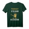 Alter Mann mit Giesskanne Garten Gärtner Schrebergarten T-Shirt - Lustiges Geschenk für Hobbygärtner, Rentner, Opa & Papa
