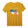 Jugoslawien Flagge & Landkarte T-Shirt  Nostalgisches Design für Bosnier, Kroaten, Serben & mehr, Erinnerung an SFRJ & Jugoslawien