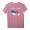 Jugoslawien Flagge & Landkarte T-Shirt  Nostalgisches Design für Bosnier, Kroaten, Serben & mehr, Erinnerung an SFRJ & Jugoslawien