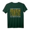 Humorvolles Musiker T-Shirt  Musik macht alles leichter, nur mich nicht! Perfekt für Musikliebhaber und humorvolle ältere Menschen