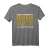 Humorvolles Musiker T-Shirt  Musik macht alles leichter, nur mich nicht! Perfekt für Musikliebhaber und humorvolle ältere Menschen