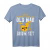 Lustiges Schlagzeuger T-Shirt - Unterschätze niemals einen alten Mann mit Schlagzeug, perfektes Geschenk für Musiker, Drummer und Musikliebhaber