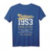 71 Jahre Oldtimer 1953 Einzelstück Vintage T-Shirt  Perfektes Geschenk zum 71. Geburtstag für Männer und Frauen