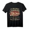 1963er Legendäres Retro T-Shirt zum Geburtstag  Lustiges Geschenk für Papa, Vater & Opa zum 60. Geburtstag, Vatertag & Weihnachten