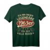 1963er Legendäres Retro T-Shirt zum Geburtstag  Lustiges Geschenk für Papa, Vater & Opa zum 60. Geburtstag, Vatertag & Weihnachten