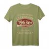 1963er Legendäres Retro T-Shirt zum Geburtstag  Lustiges Geschenk für Papa, Vater & Opa zum 60. Geburtstag, Vatertag & Weihnachten