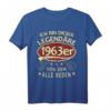 1963er Legendäres Retro T-Shirt zum Geburtstag  Lustiges Geschenk für Papa, Vater & Opa zum 60. Geburtstag, Vatertag & Weihnachten