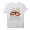 1963er Legendäres Retro T-Shirt zum Geburtstag  Lustiges Geschenk für Papa, Vater & Opa zum 60. Geburtstag, Vatertag & Weihnachten