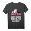 Alter Katastrophe Nicht fragen einfach machen Steel Vintage T-Shirt  Lustiges Retro Shirt für Handwerker, Mechaniker & Truckfahrer als Geschenk zu Weihnachten oder Geburtstag